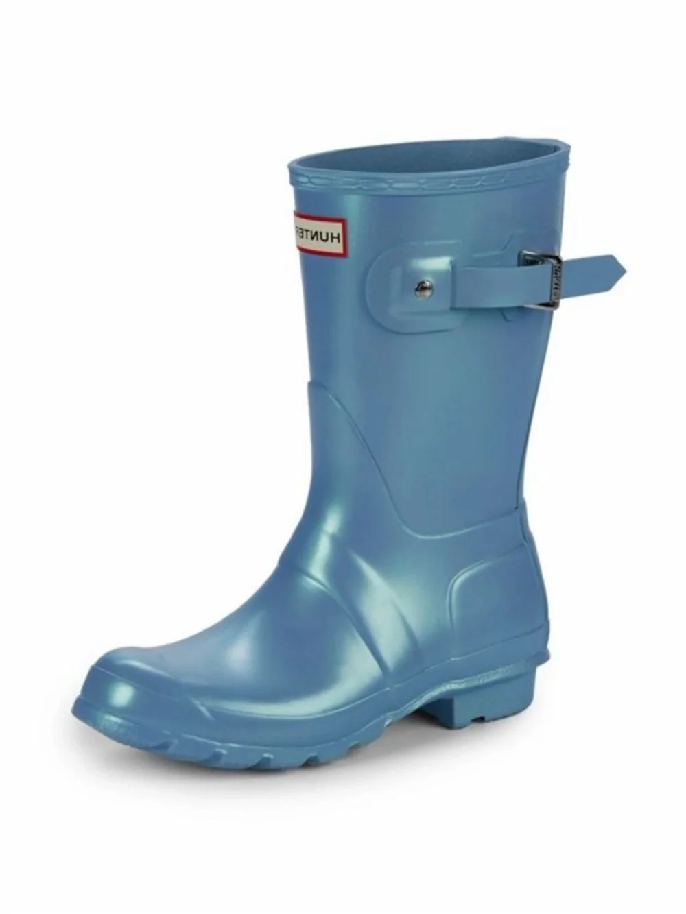 Hunter Nebula Original Rain Boots Women’s Blue Thistle - Picture 1 of 9